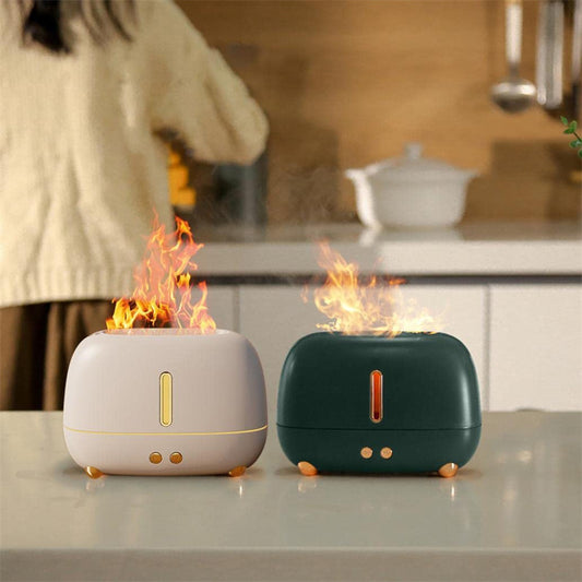 Flame Effect USB Essential Oil Diffuser & Humidifier - Limitless Trends