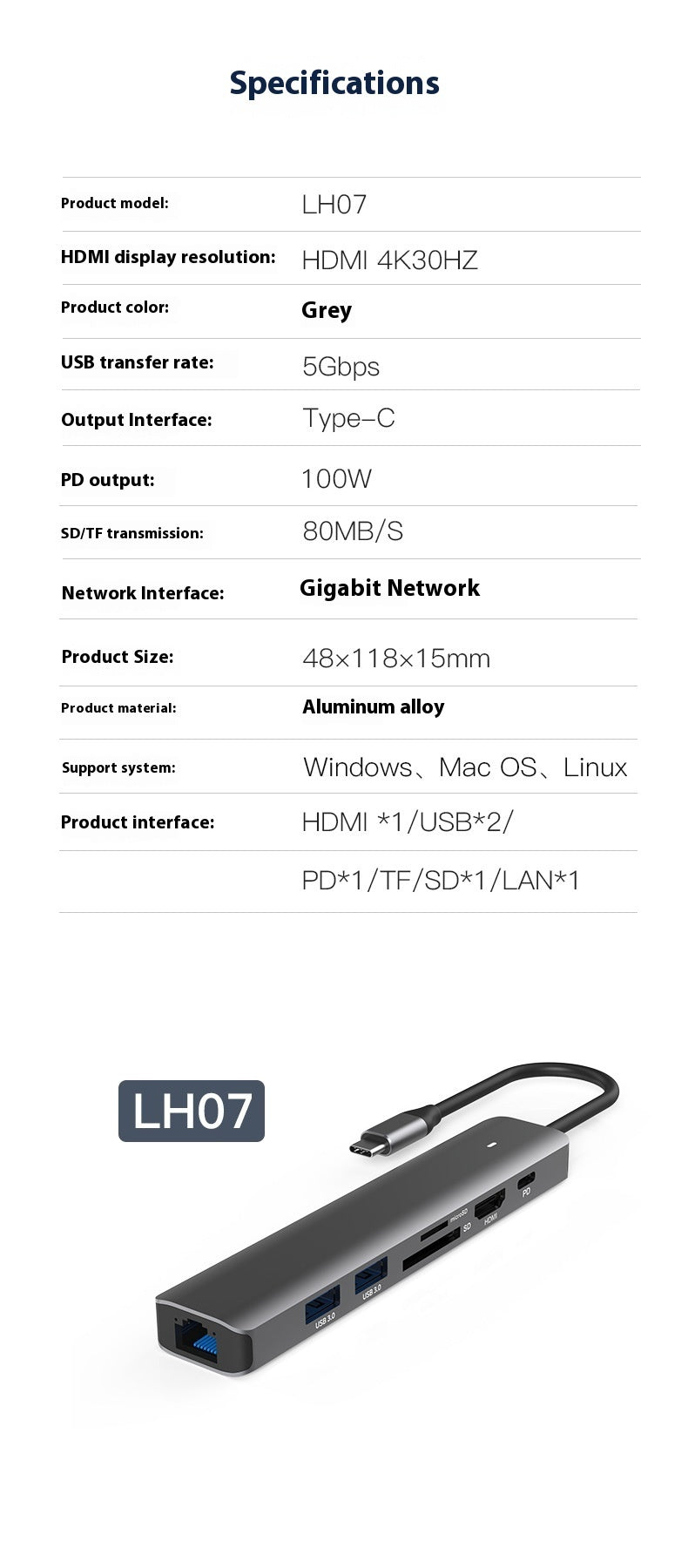 Ultra-Slim Card Reader PD Computer Hub - Limitless Trends